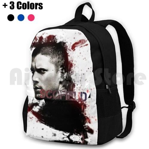 Scofield Outdoor Hiking Backpack Riding Climbing Sports Bag Scofield Music Film Sports Number Prison Break Fox River Michael