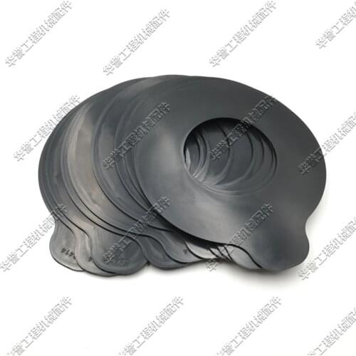 For CATERPILLA CAT HITACHI KOBELCO SK Big arm Middle arm gasket black rubber soft rubber gasket excavator accessories