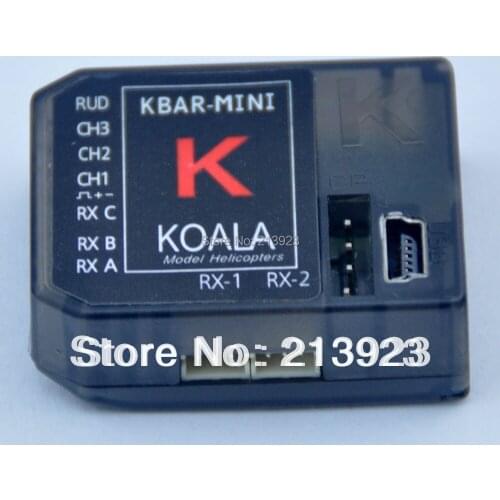 Rev 5.3 MIini KBAR K8 3 Axis Gyro Flybarless System For Mikado VBAR ALIGN T-REX etc. 450 550 600 700 RC Helicopter
