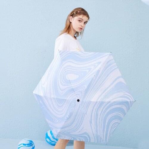 Beautiful Small Ladies Parasol Folding Mini Pocket Portable Womens Umbrellas Sun Rain UV Protection Capsule Girl Umbrella A5A