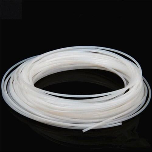 PTFE tube 6mm 7mm 8mm 9mm 10mm 11mm Polytetrafluoroethylene tube, high and low temperature-resistant white color