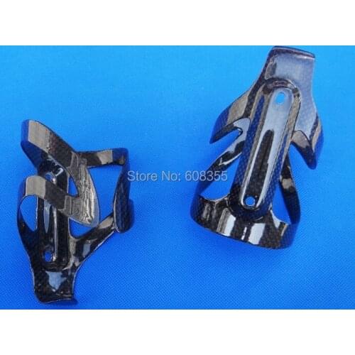 Carbon glossy MTB Mountain Road bike bicycle water Bottle cage - 2 Pcs Cages BC16