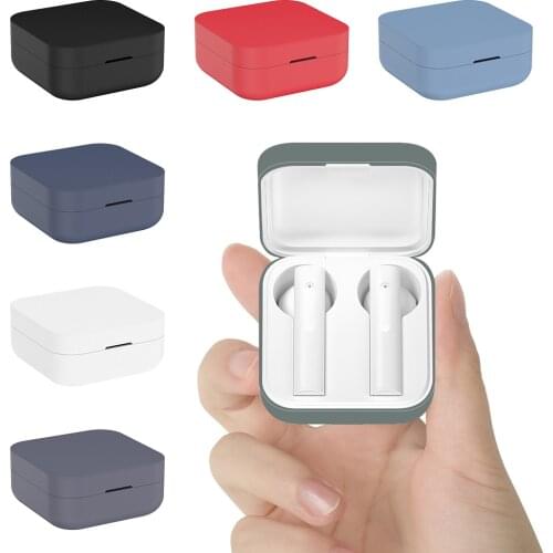 Protective Silicone Case for Xiaomi Air2 SE Shell for Mi Airdots Pro2 SE Soft Shockproof Cover for Xiaomi Air 2 SE TWS Earphone