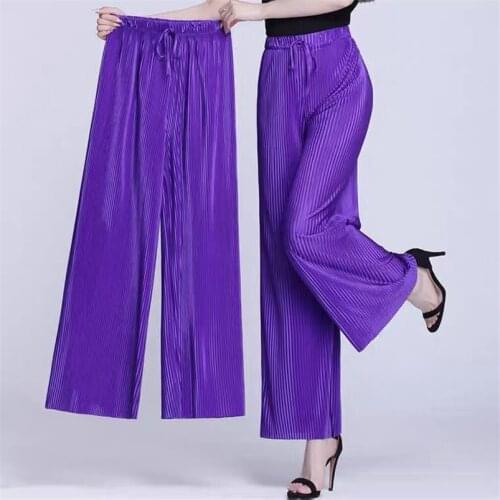 Woman Drawstring High Waist Straight Pants Wide Leg Trousers 2021 Fashion Streetwear Vintage High Quality Clothing Plus Size