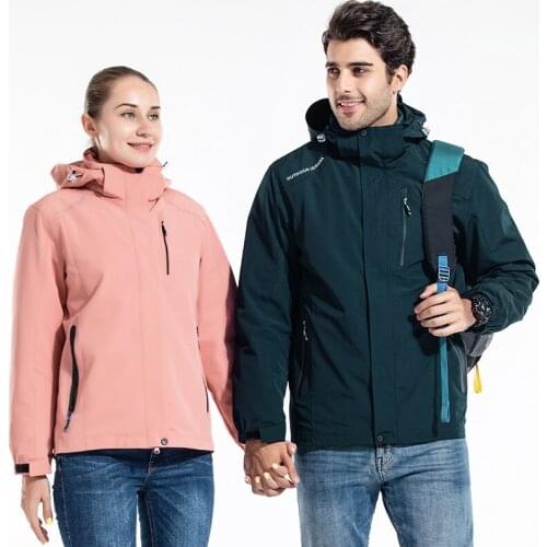Women & Mens Winter Waterproof Fish Cover Three In One Detachable Inner Lining, Detachable Hat, Warm, Oversize Hiking Camp Skii