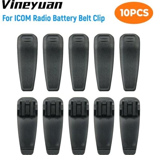 10X BP-265 BP-265LI Battery Belt Clip for ICOM IC-F4002 IC-F3003 IC-F4003 IC-T70A IC-T70E IC-V80 IC-V80E