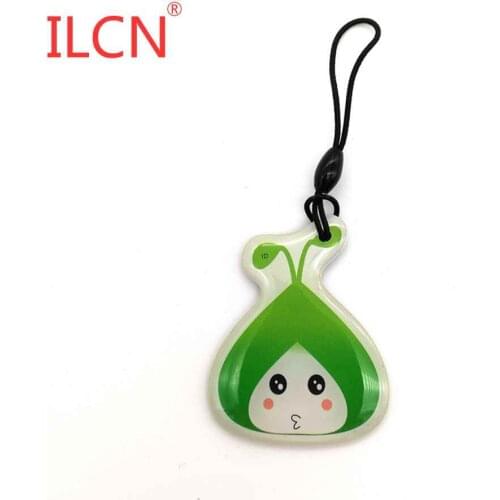 125KHZ Blank Card Rewritable RFID Keyfob Token Tag T5577 For Smart Access Control Card Dropping Glue Waterproof Keychain 1Pcs