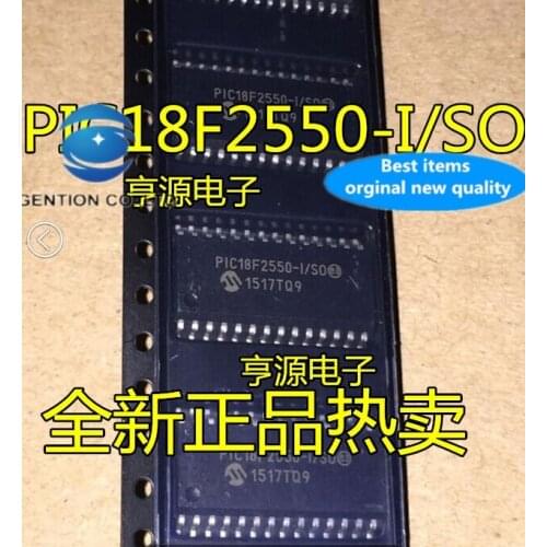 2PCS PIC18F2550 PIC18F2550-I/SO SOP-28 microchip controller in stock 100% new and original