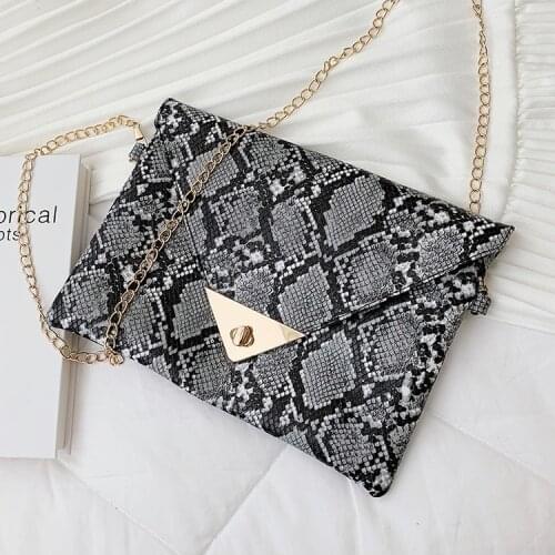 2020 New Fashion Crocodile Pattern Shoulder Women Bag Hand Bag Personality Wild Fashion Pu Leather Baguette shape Handbag