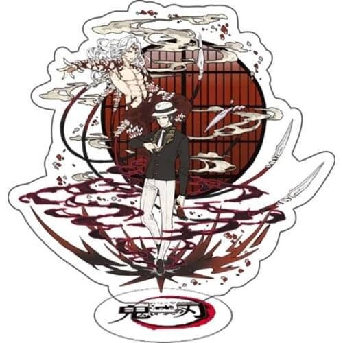 Anime Demon Slayer Acrylic Figure Kibutsuji Muzan Special Effects Tanjirou Nezuko Stand Model Accessories For Boys Girls Gifts