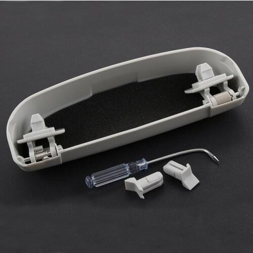 Car Sunglasses Case Holder For Jeep Renegade BU 2015 2016 2017 Sun Visor Glasses Box Case Sunglasses Holder Clip Storage Cage