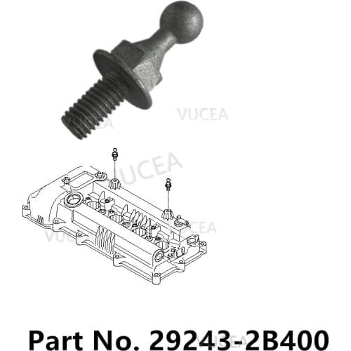 Engine cover mounting bolt FOR Hyundai Creta IX25 Elantra UD AD tucson TL 1.6 RIO CEED k3 FORTE 2017 OEM 292432B400 29243-2B400