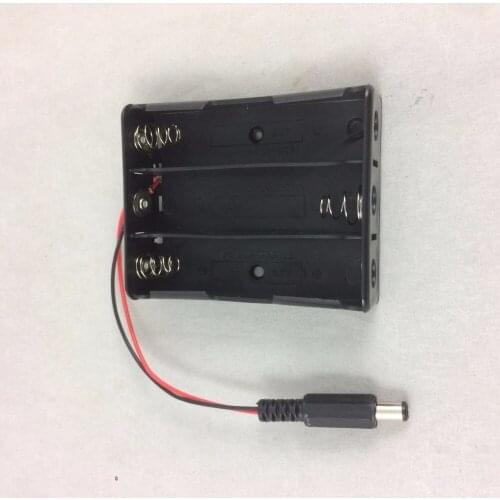 18650 Battery Case Box Holder for 3x 18650 with 5.5*2.1mm DC Power Plug