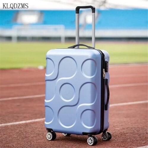 KLQDZMS 20/24inch Korean version Brand Rolling Luggage Sets Spinner Students Password Suitcase Wheel Travel Bag Trolley Suitcase