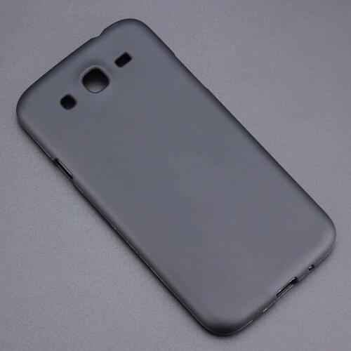 Black Gel TPU Slim Soft Anti Skiding Case Back Cover For Samsung Galaxy Mega 5.8 i9150 i9152 Phone Rubber silicone Bag