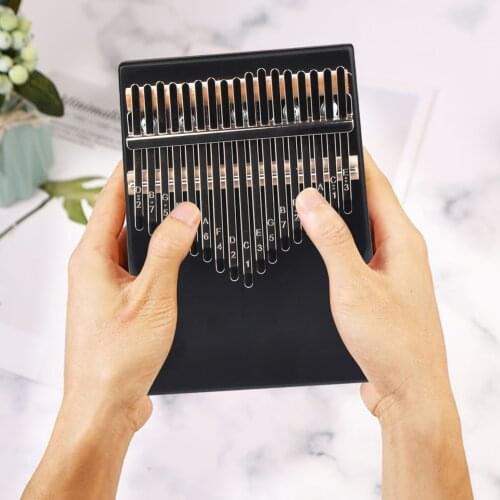 17 Key Kalimba Wood Musical Instrument Thumb Finger Piano Beginners Mbira Portable Finger flexible Piano