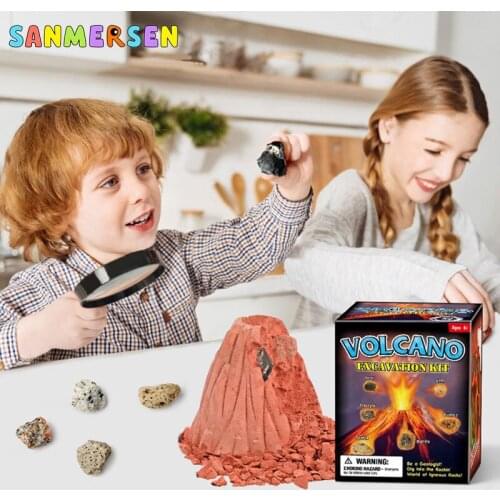 Kids DIY Educational Toys Simulation Volcano Toy Science Toys Exploring Educational Learning Toys Kit Childrens Table Games