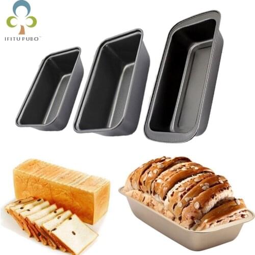 Bread Mold Loaf Pan Baking Carbon Steel Cake Pan Cake Mold Maker Toast Baking DIY Cake Non Stick Pan Baking Supplies ZXH