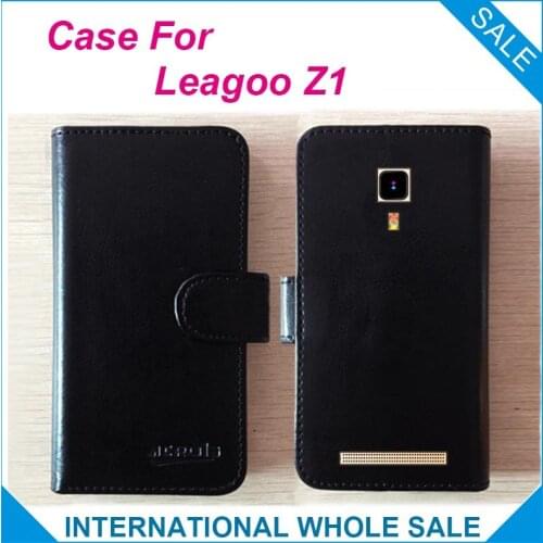 Hot!! 2016 Z1 Case Leagoo Phone, 6 Colors High Quality Leather Exclusive Cover For Leagoo Z1 Case tracking number