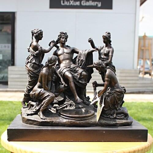 Appollo bath copper bronze sculpture crafts like Home Furnishing ornaments business gifts decoration decoration