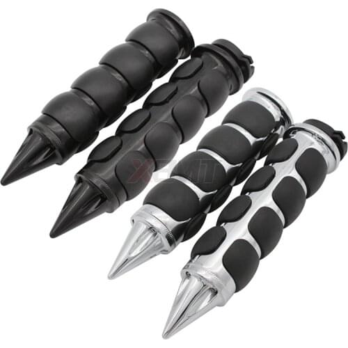 Motorcycle 7/8'' 22mm and 1" 25mm Handlebars Hand Grips For Harley Honda Suzuki Kawasaki Yamaha Custom Chopper