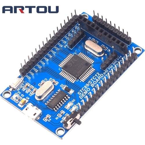 STC12 Core Board STC12C5A60S2 51 Single-Chip Minimum System Development Learning Board