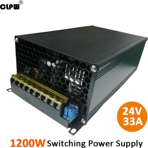 Switching Power Supply AC-DC Regulated 1200W 24V/50A 36V/33A 48V 55V 60V 70V LED CCTV Voltage Adjustable SMPS Industry