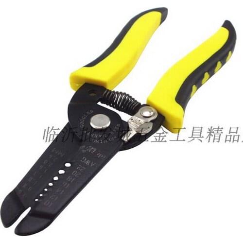 By dhl 50pcs Portable Wire Stripper Pliers Crimper Cable Stripping Crimping Cutter Multi Hand Tool