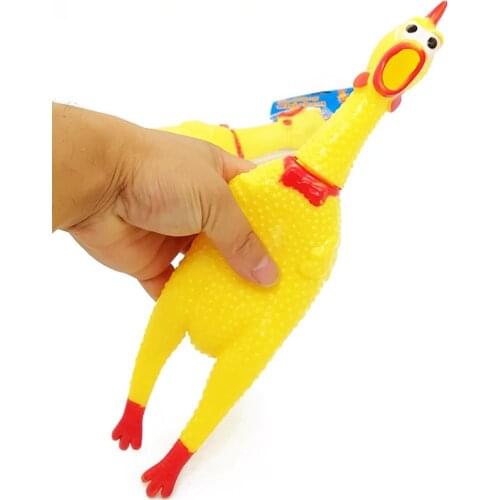 Rubber Squeak Toy for Dog Screaming Chicken Chew Bone Slipper Squeaky Ball Dog Toys Tooth Grinding & Training Pet Toy Supplies
