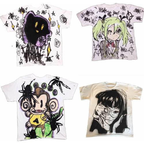 Y2k shirt vintage shirt Harajuku shirt Kawaii shirt Gothic shirt Punk shirt Dark shirt Street shirt Hip-hop shirt Rock shirt