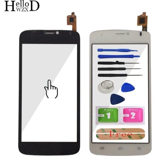 HelloWZXD Touch Glass For Prestigio MultiPhone PAP3502 PAP 3502 DUO Smartphone Front Screen Digitizer Panel Lens Sensor Adhesive
