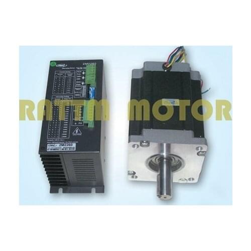 1PCS NEMA42 2980oz-in stepper motor & 1pcs 2M2260 driver with 6A