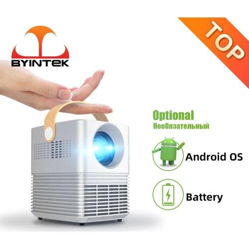 BYINTEK C720 LED Mini Portable Full HD Projector Home Theater Beamer for 1080P 3D 4K Cinema (Optional Android 10 Battery
