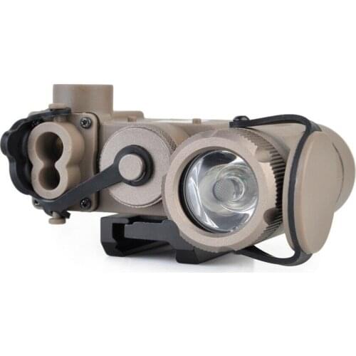 Tan Color DBAL-MKII DBAL-D2 Light Tactical Weapon Flashlight Red Dot Torch IR Led For Airsoft & Hunting