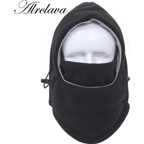 Winter Ski Mask Thermal Warmer Fleece Cap Balaclava Outdoor Trekking Riding Hunting Fishing Wind-proof Beanie Mask Drop Shipping