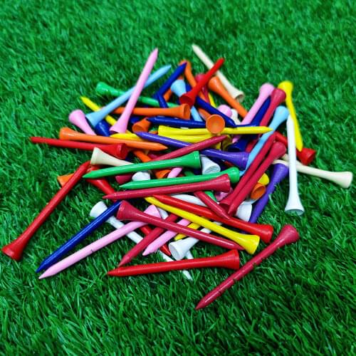 KOFULL 50Pcs Novelty Step Down Golf Tees Plastic Supplies Accessories