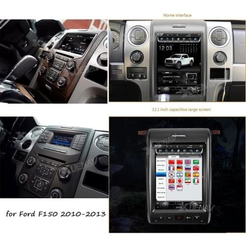 12.1 Inch IPS Android Radio Car GPS Navigation DVD Player for-Ford F150 2010-2013 Supports Auto Radio Multimedia Headunit