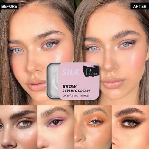 3D wild feather eyebrow makeup gel soap eyebrow styling tool long lasting eyebrow styling gel waterproof eyebrow styling soap