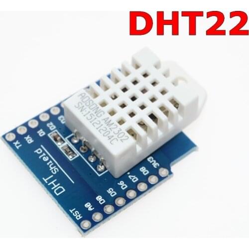 5SETS DHT Pro Shield for WeMos D1 mini DHT22 Single-bus digital temperature and humidity sensor module sensor