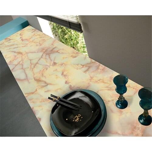 Beibehang Classic fashion personality marble oil proof repair waterproof high temperature washable self-adhesive 3d wallpaper