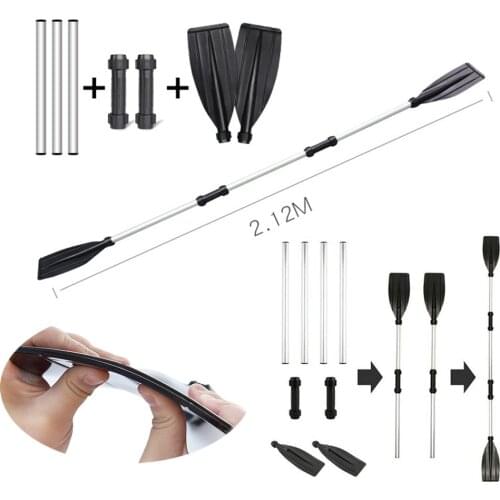 4 In1 Quick Release Asymmetrical Kayak Paddle 2PCS Board Kayak Inflatable Boat Sup Board Stand Up Paddles Surfing Surfboard