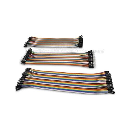 Dupont Line 10cm/20CM/30CM 2.54mm Spacing Male to Male + Male to Female + Female to Female Jumper Wire Dupont Cable For Arduino