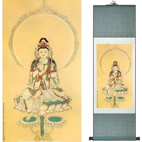 Guanyin painting Traditional art Portrait painting Home Office Decoration painting 20190824031