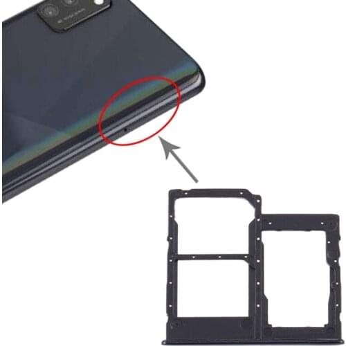 SIM Card Tray + SIM Card Tray + Micro SD Card Tray for Samsung Galaxy A41 / A415
