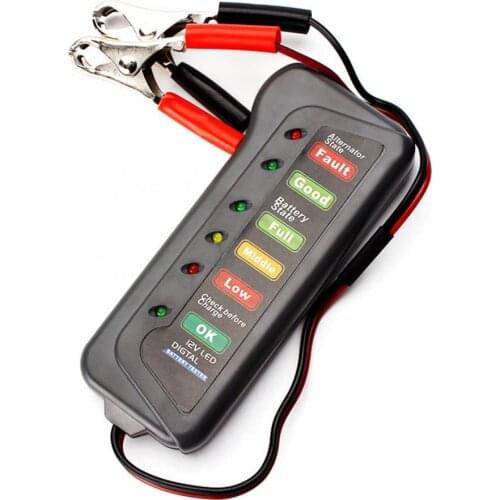 Professional Car Vehicle Battery Tester Automotive Charging Cranking Analyzer Diagnostic Tool Car Supplies Accessories Products