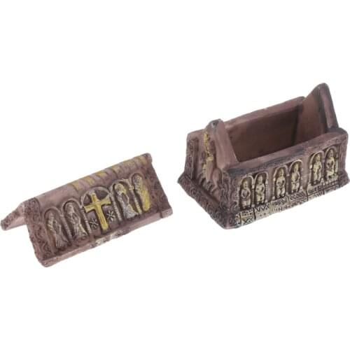 Resin Sand Scenery Building Casket Coffin Model Building Miniature Landscape Layout DIY House Accessories