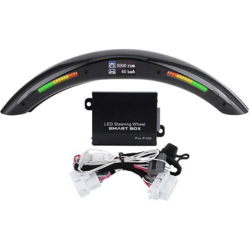 4th Gen LED Performance Steering Wheel Race Digital Display Shift Indicator Lights OBD2 Module Kits ABS+LED Automobiles