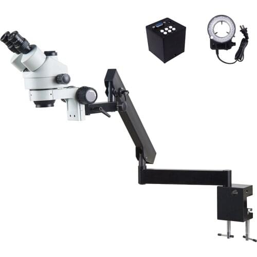 7X-45X Trinocular Stereomicroscope With Vga Digital Camera Is Used To Observe And Discover Microscopic Materials