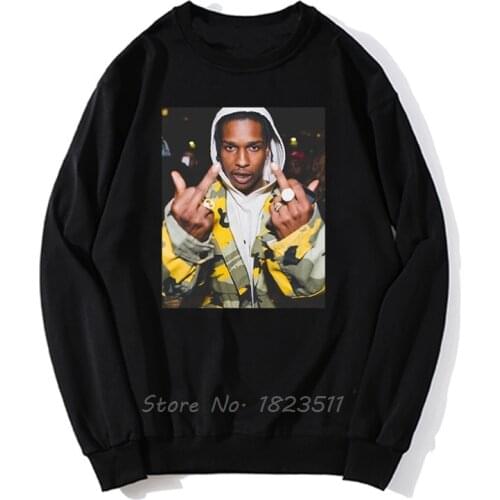 Funny Rare Top Asap Rocky Unisex Hoodie Hip Hop Men Funny pullover Hoodies Sweatshirt Harajuku Streetwear