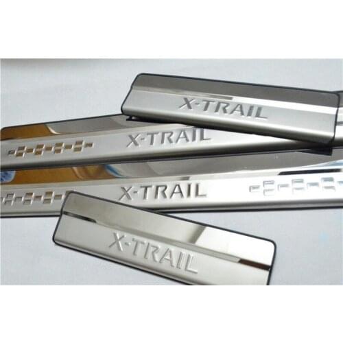 Car styling Door Sill Scuff Plate Trim Protector For Nissan X-Trail X trail Rogue T32 2014 - 2016